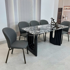 GHẾ ĂN KHÔNG TAY VỊN BỌC DA - GAN212