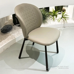 GHẾ ĂN KHÔNG TAY VỊN BỌC DA - GAN212