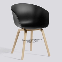 GHẾ CAFE HAY MẶT NHỰA CHÂN GIẢ GỖ