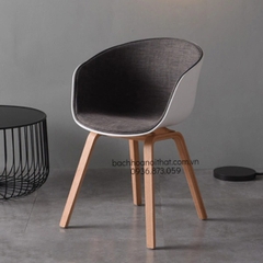 GHẾ HAY CAFE BỌC VẢI CHÂN SẮT
