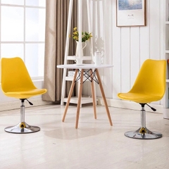 GHẾ EAMES MẶT NỆM CHÂN CHỤM