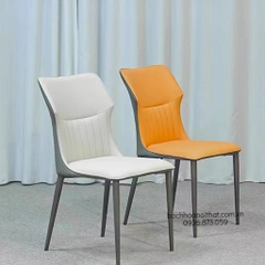 GHẾ ĂN BỌC DA CHÂN SẮT NHẬP KHẨU