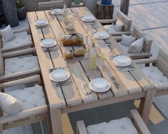 Bàn Gỗ Thông Ngoài Trời Dài 2 met - BGT21