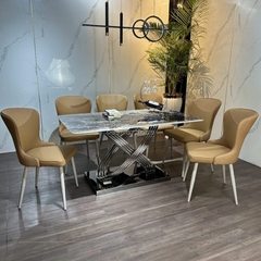 Chân Bàn Ăn Inox Cao Cấp Chữ X - K221