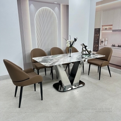 Chân Bàn Ăn Inox Mạ Vàng - K223