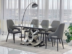 Chân Bàn Ăn Inox Cao Cấp– K234