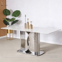 Chân Bàn Ăn Khung Inox Hiện Đại – K238