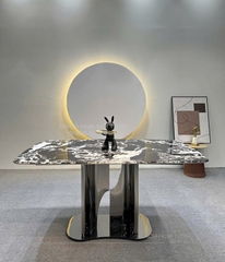 Chân Bàn Ăn Inox Mạ Titan Cao Cấp – K240