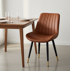 GHẾ ĂN LOFT NHẬP KHẨU BỌC DA - GNK3