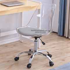 GHẾ CAFE TULIP NHỰA TRONG