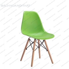 GHẾ EAMES MẶT NHỰA CHÂN GỖ