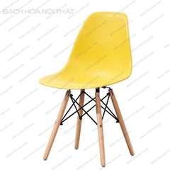 GHẾ EAMES MẶT NHỰA CHÂN GỖ