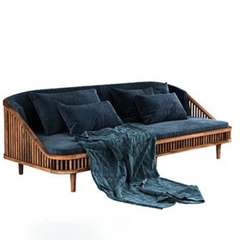 GHẾ SOFA KBH BỐN KHUNG GỖ ASH - SFG14