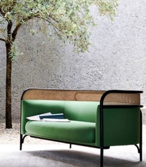 GHẾ SOFA TARGA ĐÔI GỖ TẦN BÌ - SFG22