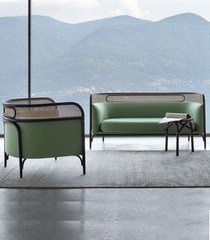 GHẾ SOFA TARGA ĐÔI GỖ TẦN BÌ - SFG22