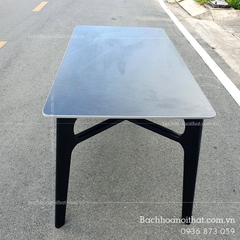 BÀN ĂN CONCORDE II MẶT ĐÁ CHÂN GỖ