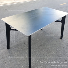 BÀN ĂN CONCORDE II MẶT ĐÁ CHÂN GỖ