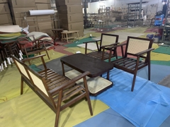 GHẾ SOFA MÂY TỰA LƯNG GỖ ASH - SFG27