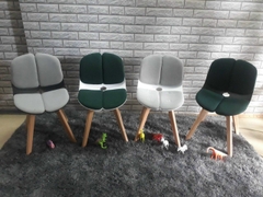 GHẾ NHỰA CHÂN GỖ