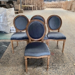 GHẾ GỖ CỔ ĐIỂN LOUIS KHÔNG TAY - GAG18