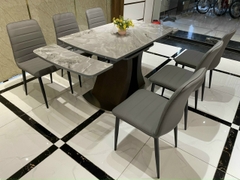 BÀN ĂN MẶT ĐÁ KÉO DÀI - BAMD114