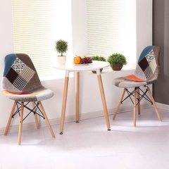 BỘ BÀN GHẾ CAFE 2 GHẾ THỔ CẨM - CF16