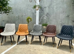 GHẾ LOFT TRÁM CHÂN SẮT BỌC ĐỒNG - GAN29