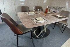 BÀN ĂN MẶT ĐÁ CERAMIC CAO CẤP HIỆN ĐẠI