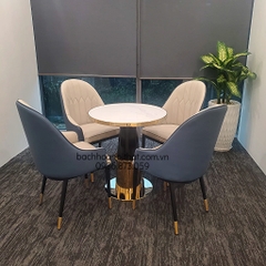 BÀN CAFE MẶT ĐÁ GỐM NHẬP KHẨU - BCF18