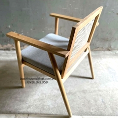 GHẾ SOFA MÂY TỰA LƯNG GỖ ASH - SFG27