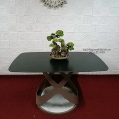BÀN ĂN MẶT ĐÁ CERAMIC NHẬP KHẨU - BAMD02