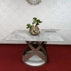 BÀN ĂN MẶT ĐÁ CERAMIC NHẬP KHẨU - BAMD02