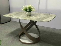 BÀN ĂN MẶT ĐÁ CERAMIC NHẬP KHẨU - BAMD02