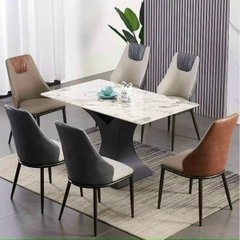 BÀN ĂN MẶT ĐÁ CERAMIC - BAMD101