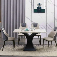 BÀN ĂN MẶT ĐÁ CERAMIC - BAMD101