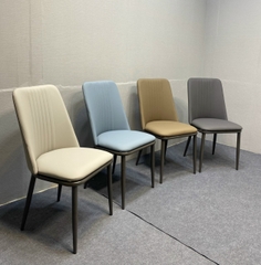 GHẾ ĂN BỌC DA LIZA NHẬP KHẨU