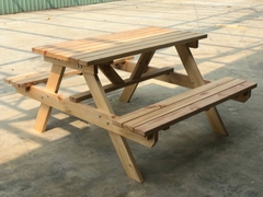 BỘ BÀN GHẾ SÂN VƯỜN GỖ THÔNG