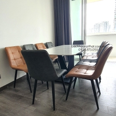 GHẾ CAMILA BỌC DA NHẬP KHẨU