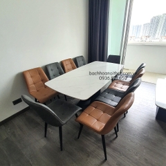 GHẾ CAMILA BỌC DA NHẬP KHẨU