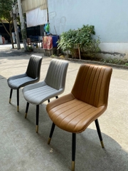 GHẾ ĂN LOFT NHẬP KHẨU BỌC DA - GNK3
