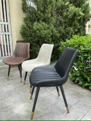 GHẾ ĂN LOFT NHẬP KHẨU BỌC DA - GNK3