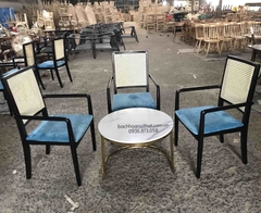 GHẾ ĂN GỖ MILA CÓ TAY - GAG55