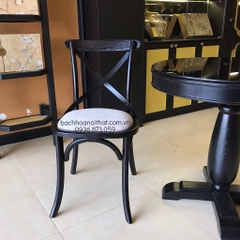 GHẾ ĂN BISTRO GỖ ASH MẶT NỆM - GAG48