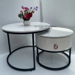 BÀN TRÀ ĐÔI MẶT ĐÁ - BT50