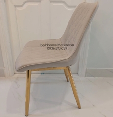 GHẾ LOFT CHÂN INOX MẠ VÀNG - GAN22