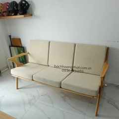 GHẾ SOFA Z BA GỖ ASH - SFG17