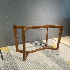 BÀN ĂN CONCORDE MẶT ĐÁ CHÂN GỖ - BAMD90