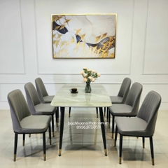 BỘ BÀN GHẾ ĂN NHẬP KHẨU 6 GHẾ MONET - BBA31