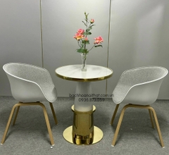 GHẾ HAY CAFE BỌC VẢI CHÂN SẮT