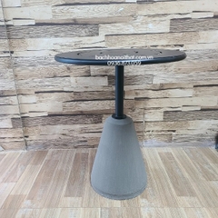 Bàn Cà Phê Chân Đá Mài Mặt Sắt - BCF75